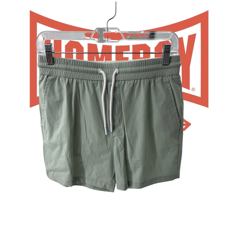 Reiss Sage Green Athletic Shorts